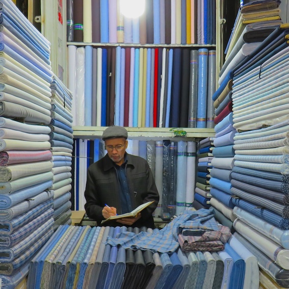 بازار بزرگ تهران - پارچه سرای خدایی در بازار کیلویی‌ها